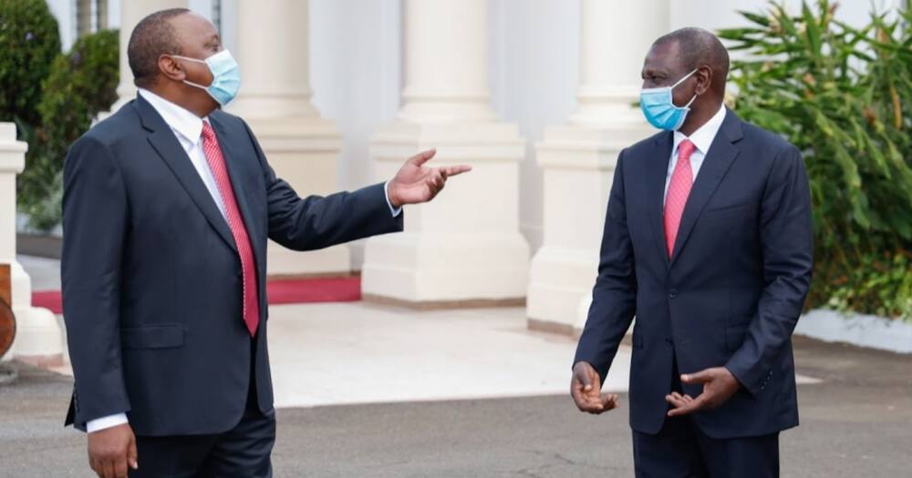 President Uhuru Kenyatta faulted the hustler nation narrative advanced by his deputy William Ruto.