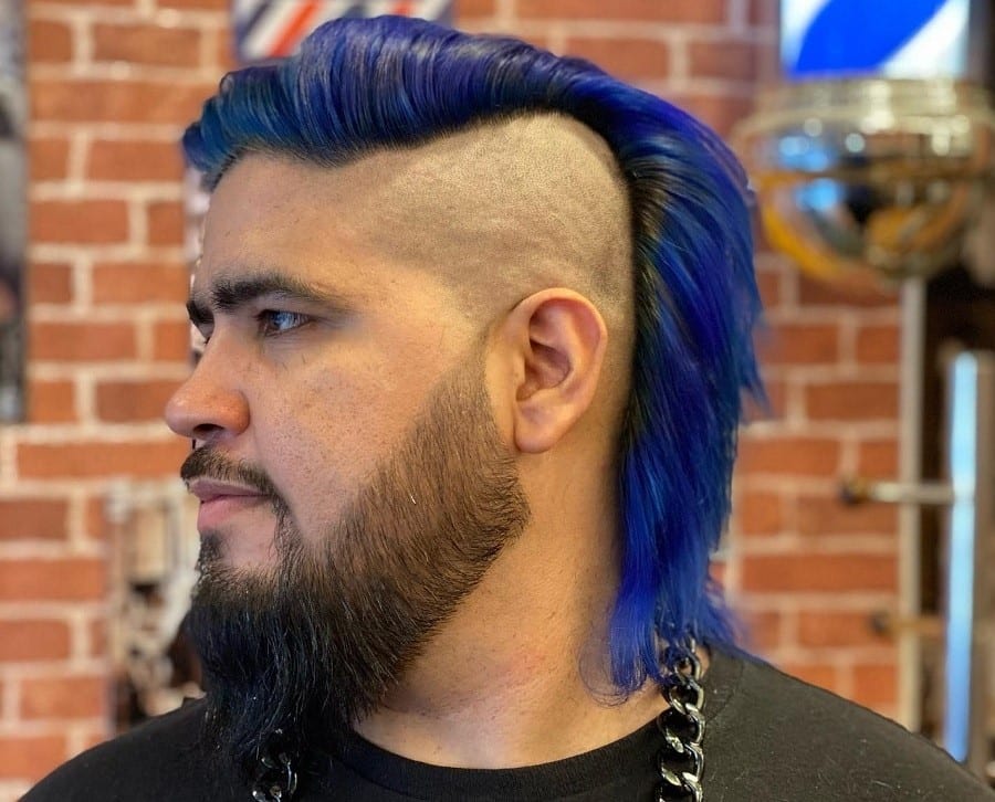 burst fade mullet