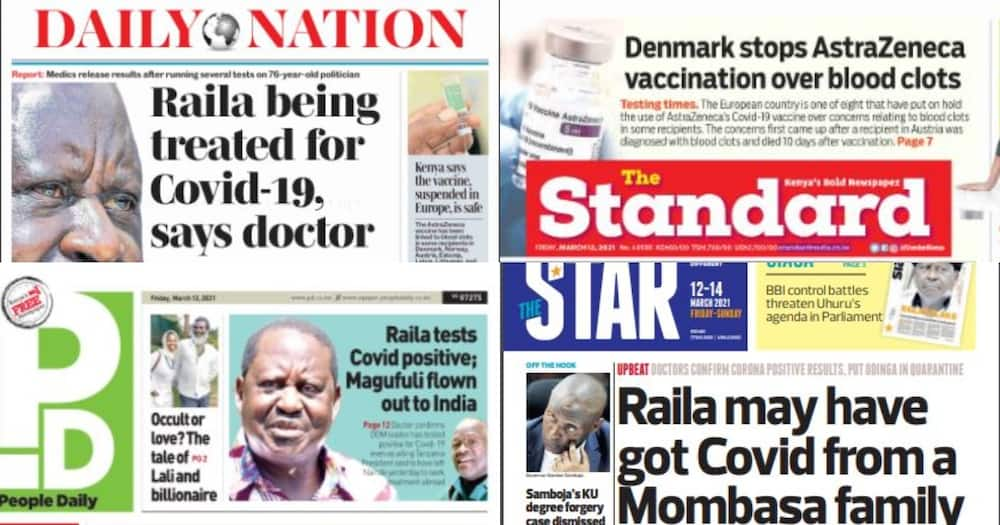 Kenyan newspapers review for March 12: Court told Omar Lali used witchcraft to seduce Tecra Muigai