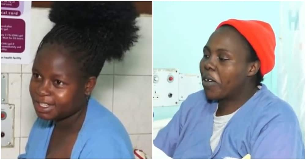 Women give birth in Pumwani Maternity Hospital.