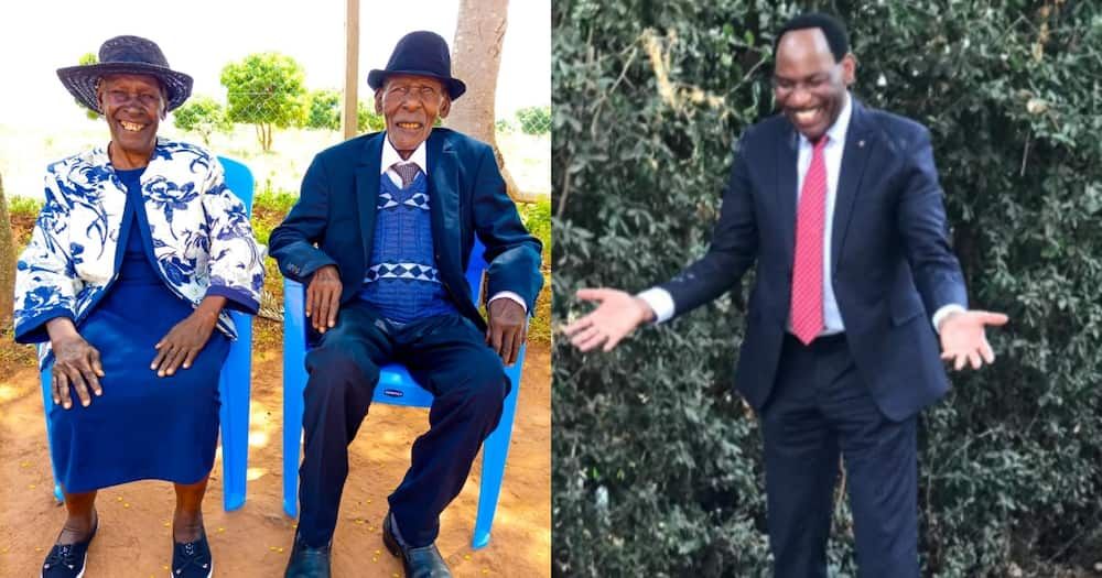 Ezekiel Mutua joined the world in celebrating his centenarian parents.