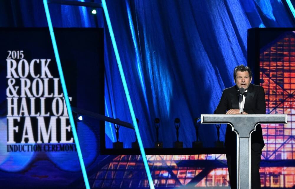 Jann Wenner speaks onstage during the 30th Annual Rock And Roll Hall Of Fame Induction Ceremony at Public Hall on April 18, 2015 in Cleveland, Ohio