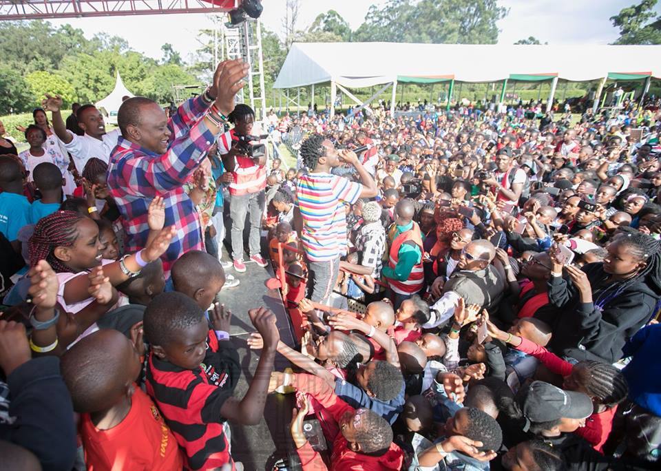 Uhuru, First Lady treat orphaned children to early Christmas party at State House