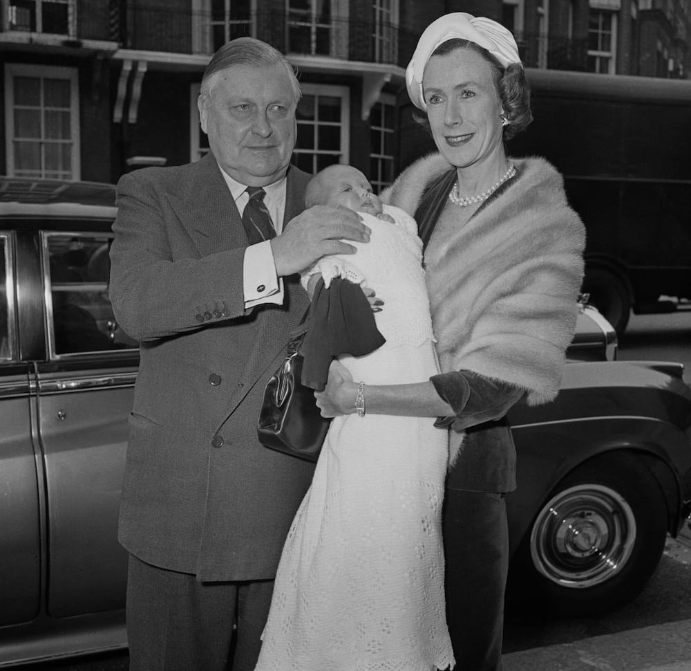An old photo of Hazel Douglas and his husband