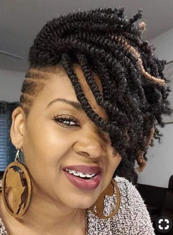 20 best kinky twists with shaved sides hairstyles Tuko.co.ke