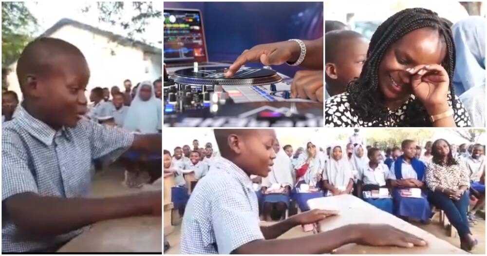 Young School Boy Thrills Teachers, Students with His DJing Skills