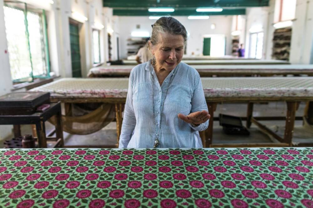 Textiles designer Brigitte Singh is trying to keep alive the Indian art of block printing that flourished in the 16th and 17th centuries
