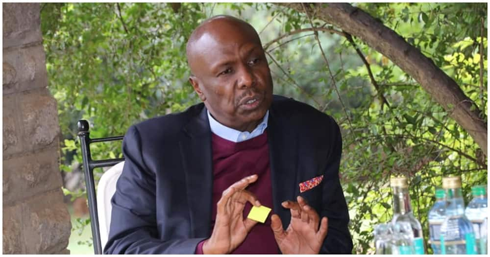 Baringo senator Gideon Moi said he could not stand tear gas.