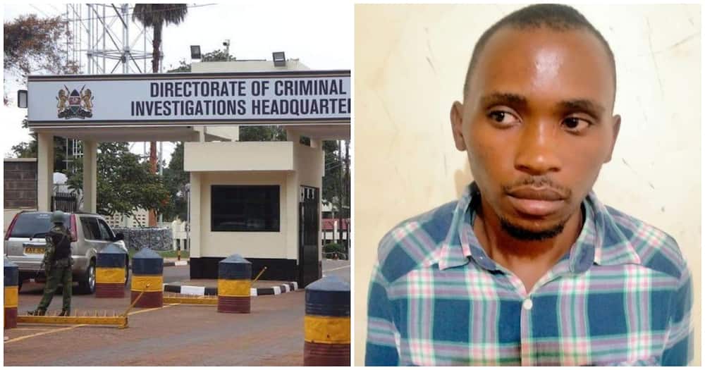 The 28-year-old man was arrested by DCI detectives after serving his wife and her friend poisoned food.