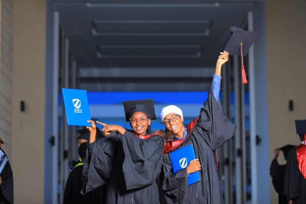 Students graduation at Zetech.