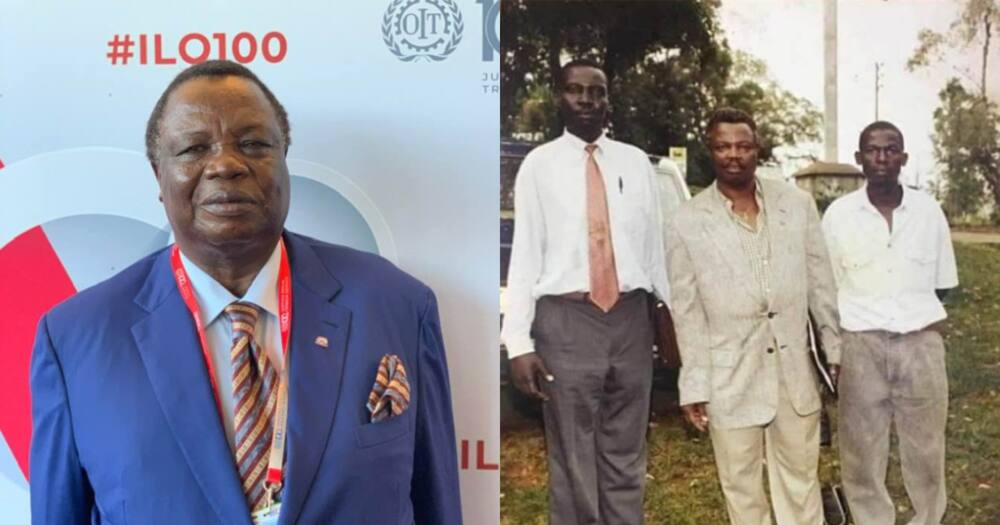 Francis Atwoli tickles netizens with tbt of himself back in the 70s
