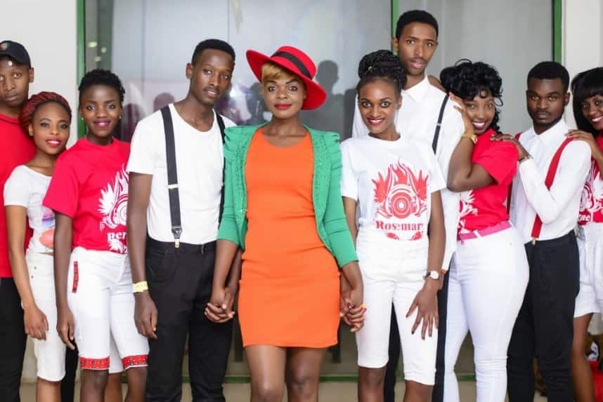 A group of models in Kenya