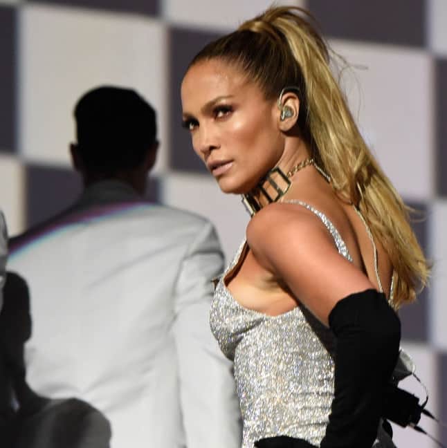 Jennifer Lopez performs on stage at Fashion Rocks 2014