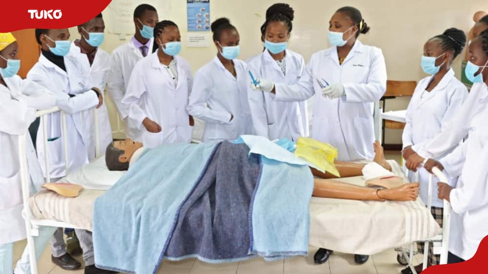 University of Nairobi nursing students