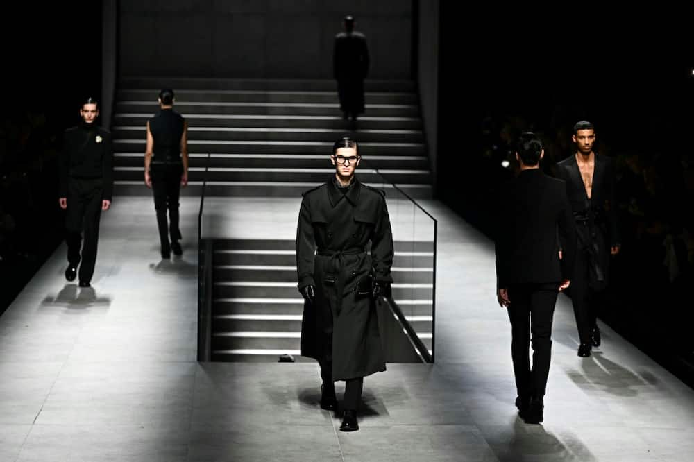 Sober and sleek elegance for Dolce & Gabbana's black-clad men - Tuko.co.ke