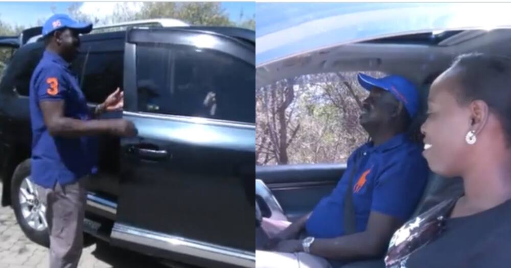 Raila Odinga Drives His New Friends in His Luxurious Vehicle: "Vibing and Driving into 2022"