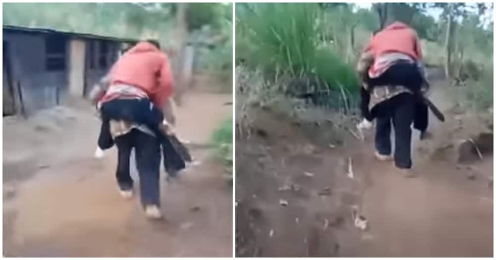 Meru Chief Praised for Carrying Suspect on His Back, Taking Him to Police Station