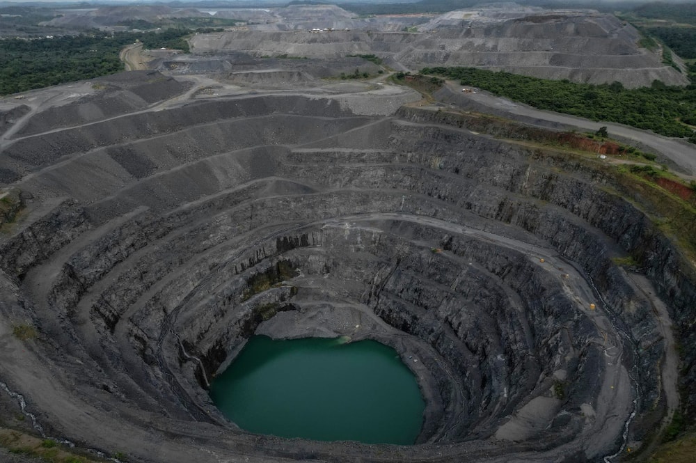 'Garimpeiros' complain that Brazilian mining giant Vale, whose Sossego copper mine is seen from above on April 19, 2023, has a monopoly on mining rights on local land