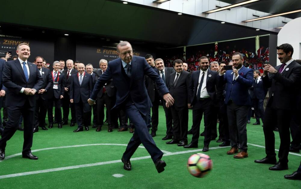 Erdogan has had a lifelong love for football, almost becoming a player himself