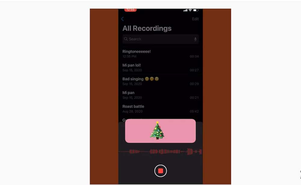 Record your own ringtone