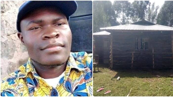 Bungoma Man Shows off Simple 4-Roomed House He Built with KSh 100k