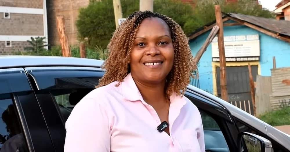 Judy Wanjiru used to sell cars before becoming a taxi driver.