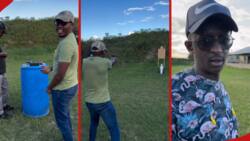 Abel Mutua Outshines Njugush and Butita at Gun Range with Superb Shooting Skills: "Undercover Cop”