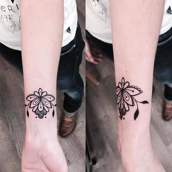 lace tattoo