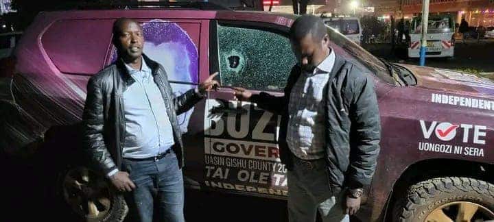 Eldoret: Magari ya Kampeni ya Buzeki Yapigwa Mawe na Wahuni.