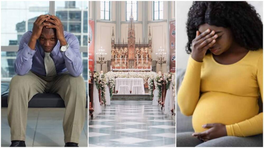 A couple in confusion after the lady fell pregnant before marriage. Photo source: Adobe Stock, Photo Dune.