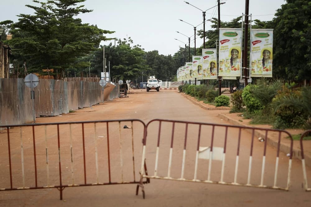 Troops blocked several main roads in the capital Ouagadougou