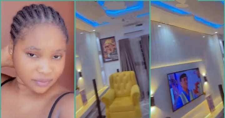Lady insists she can't stay in N10k hotel room with man, taunts broke men
