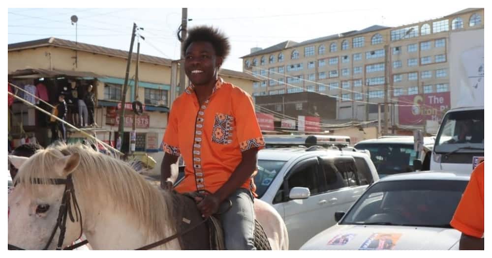 Young Man Who Campaigned on Horseback Wins ODM Ongata Rongai MCA Ticket