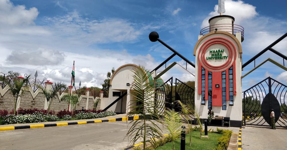 Maasai Mara University gate.