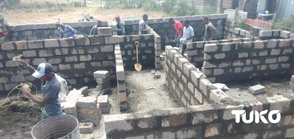 Exclusive photos of permanent house Tahidi actor Omosh is being built