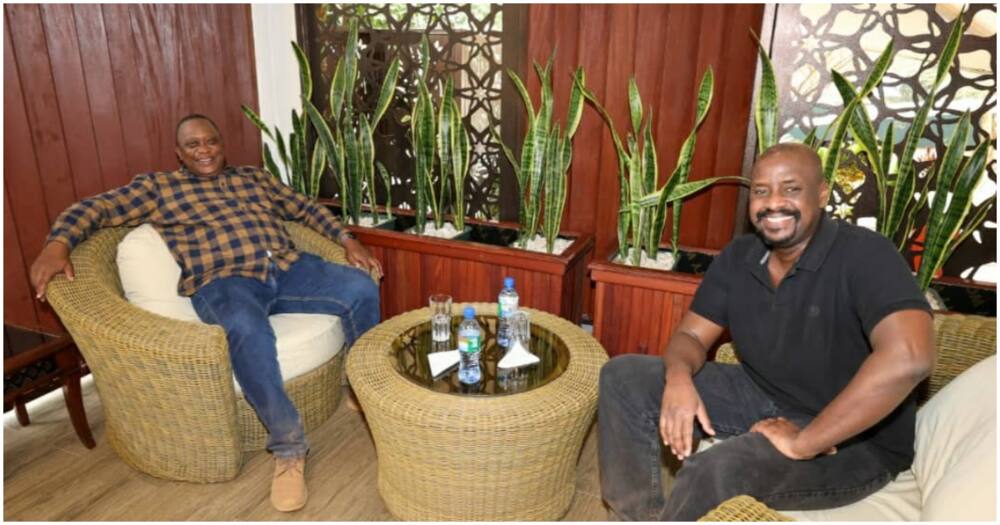 Muhoozi Kainerugaba and Uhuru Kenyatta