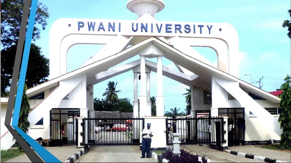 Pwani University gate.