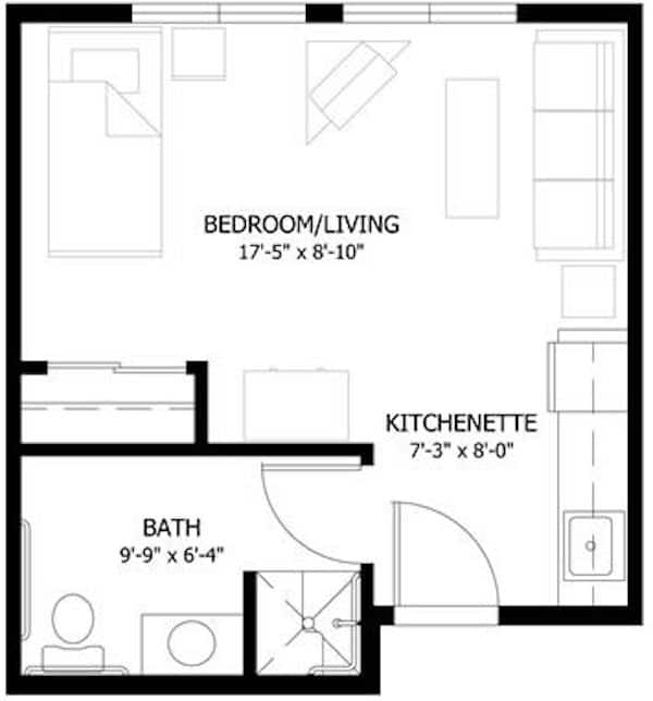 bedsitter design plans in Kenya