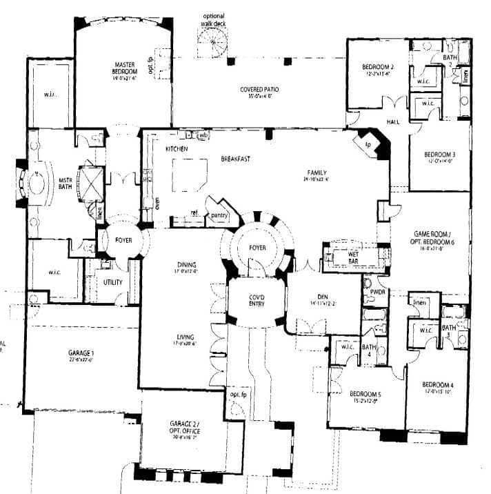 5 bedroom house plans