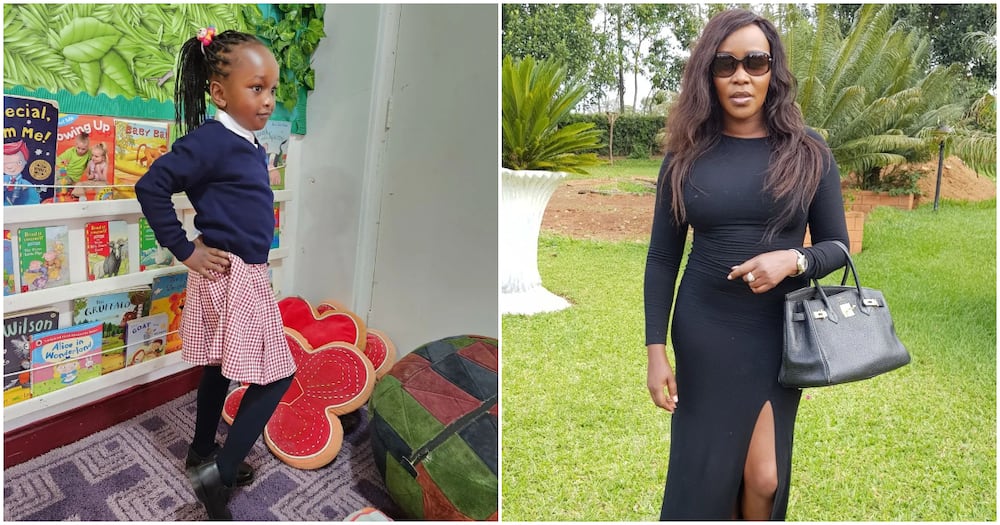 Terryanne Chebet (r) and her beautiful daughter.