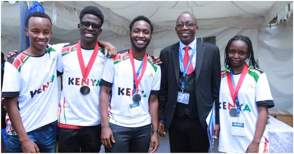 Members of Team Robotics Kenya. Photo: Zetech University.