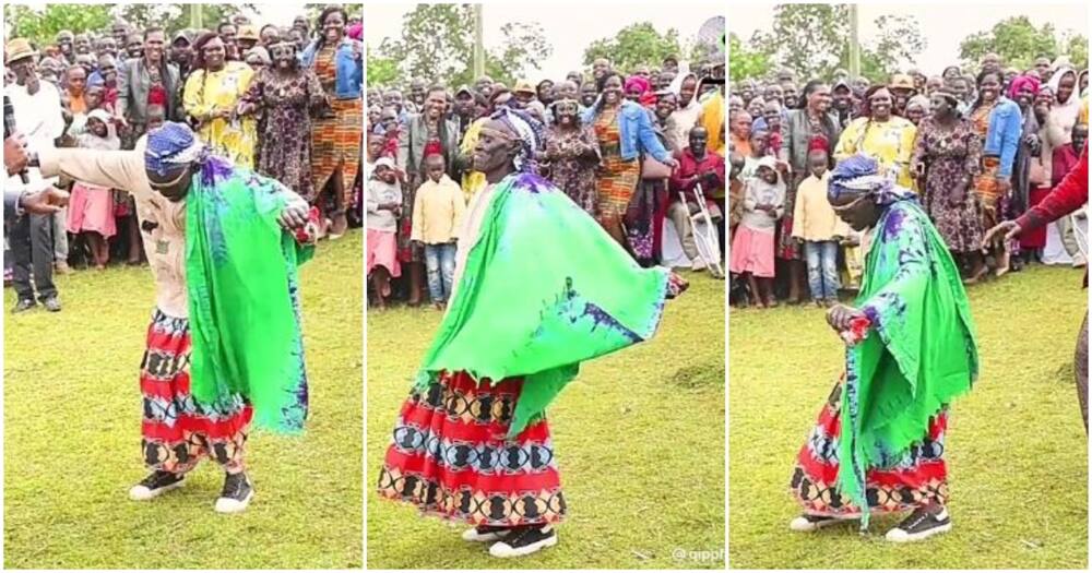 Granny dancing.