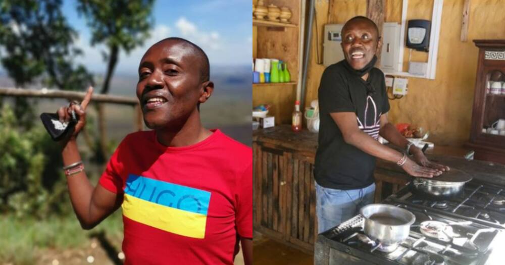 Maina Kageni tickled by Bukusu man who hilariously "blessed" whiskey bottle