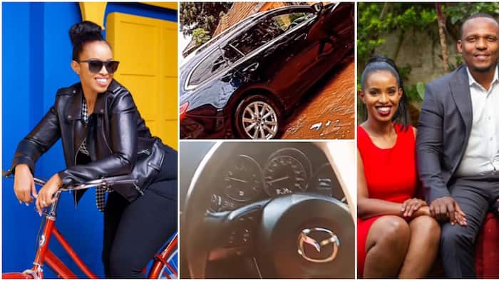 Ben Kitili Gifts Wife Amina Mude Brand New Car as a Belated Birthday Gift