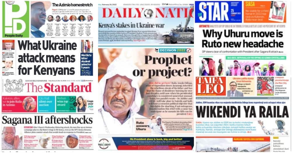Kenyan Newspapers Review: Ruto's Allies to Slow Down Attacks on Uhuru in New Campaign Strategy