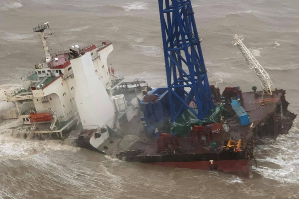 Twelve bodies have been found following a shipwreck in the South China Sea over the weekend