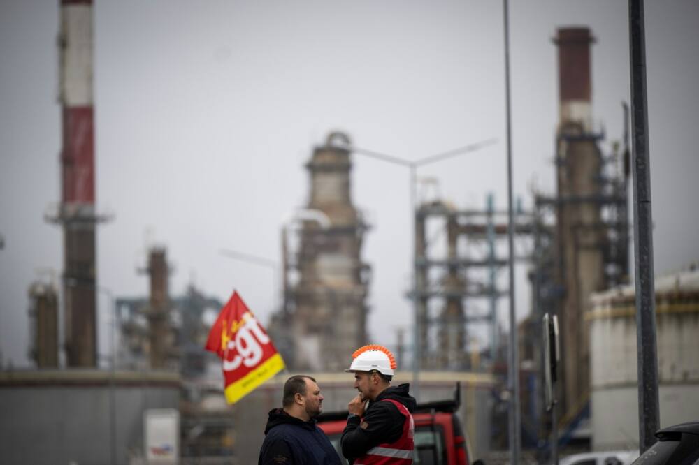 Workers are striking at five TotalEnergies sites across France