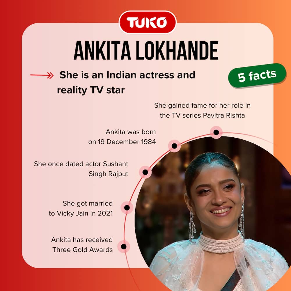 Indian actress Ankita Lokhande