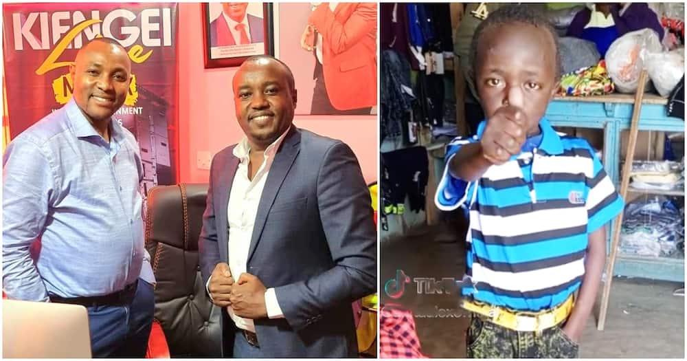 Maina went viral after a video of him hawking clothes went viral.