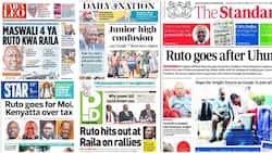 Kenyan Newspapers Review: Questions Over Junet Mohammed, Hassan Joho's Absence from Raila Odinga's Rallies